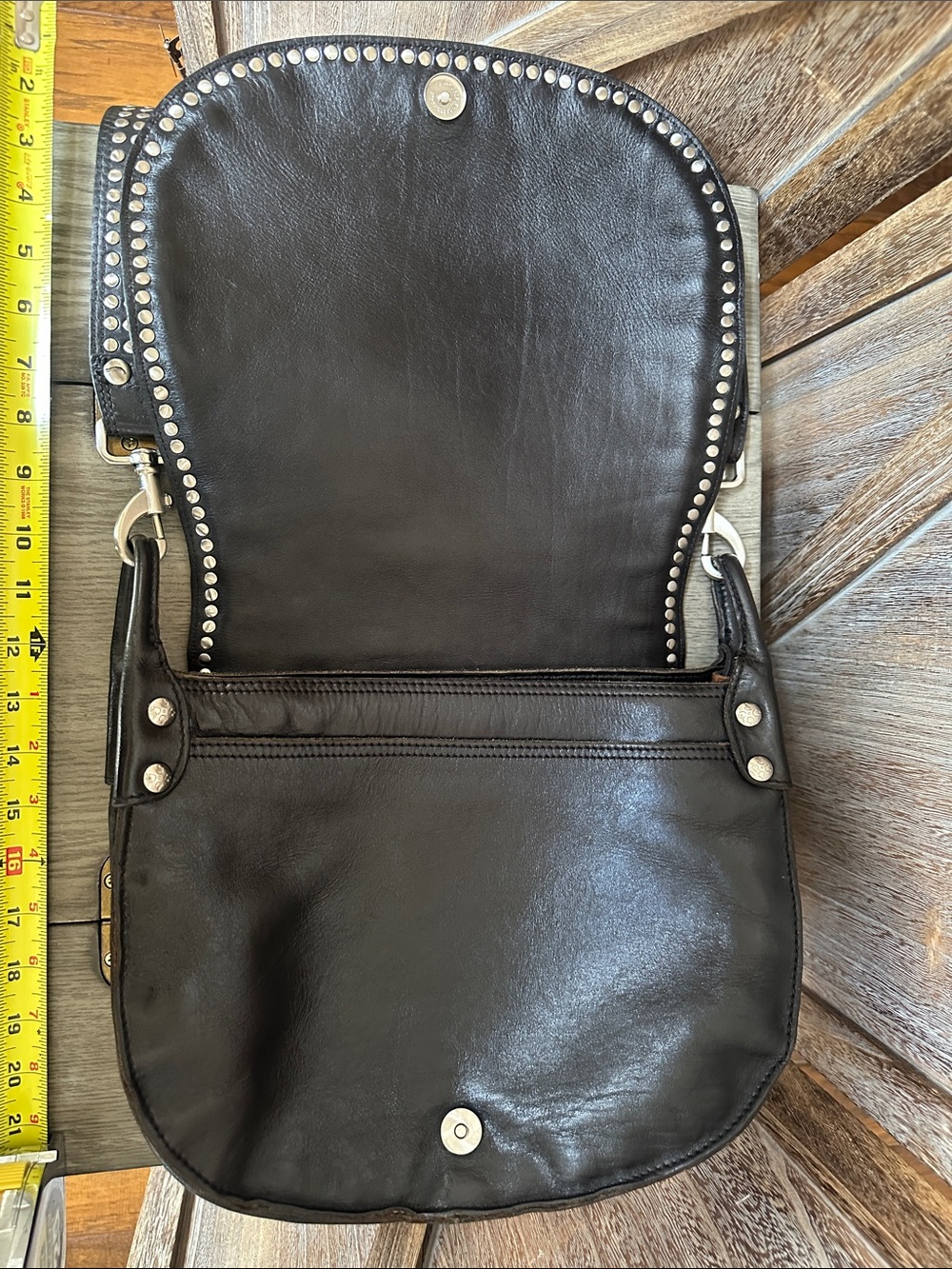 Patricia Nash Discovery Signature Collection Black Leather Bag LIMITED EDITION - Picture 10 of 16